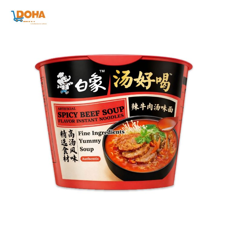 Tazón de sopa sabor carne picante Baixiang